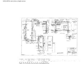 Great Northern Engineering Drawing, Yard Office at Interbay, Washington, 1974