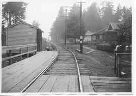 Seattle Municipal Railway Track, Seattle, Washington, circa 1940