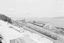 Burlington Northern Half Moon yard at Tacoma, Washington, in 1975.