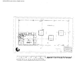 Spokane, Portland, and Seattle Railway Engineering Drawing, Warehouse at East Third and East Ash ...