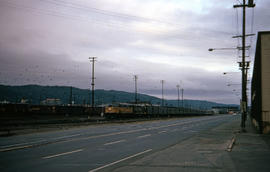 Spokane, Portland and Seattle Railway passenger cars at Portland, Oregon in 1965.