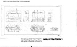 Northern Pacific Engineering Drawing: Piers/Abutments, Bridge 164 - Gallatin River, West of Logan...