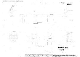 Plat Map of Northern Pacific Facilities at Attalia, Washington, undated
