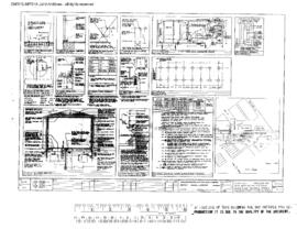 Burlington Northern Engineering Drawing, Unnamed Structure at Alamira, Washington, 1984