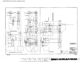 Great Northern Engineering Drawing, Diesel Repair Shop at Havre, Montana, 1944