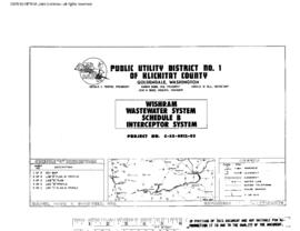 Spokane, Portland, and Seattle Railway Engineering Drawing, Wastewater System at Wishram, Washing...