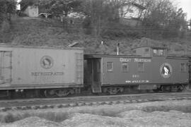 Great Northern Caboose X211, Bellingham, Washington, undated