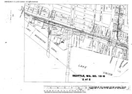 Plat Map of Northern Pacific Facilities at Seattle, Washington, 1947