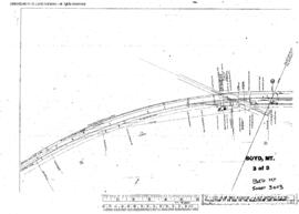 Plat Map of Northern Pacific Facilities at Boyd, Montana, undated