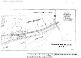 Plat Map of Northern Pacific Facilities at Seattle, Washington, 1910