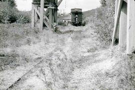 Pacific Coast Railroad passenger train  at Black Diamond, Washington in 1958.