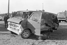 Burlington Northern accident at McChord Field, Washington in 1976.