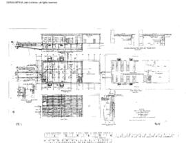 Northern Pacific Engineering Drawing, Store House at Pasco, Washington, 1922