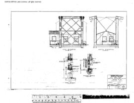 Northern Pacific Engineering Drawing, Operator's House at Bridge 72.2 at Hoquiam, Washington, 1964