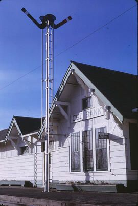 Great Northern Depot at Cut Bank, Montana, 1971