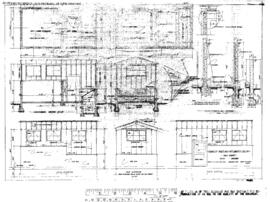 Spokane, Portland, and Seattle Railway Engineering Drawing, Sand House at Bend, Oregon, 1955