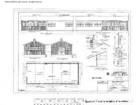 Great Northern Engineering Drawing, Machine Shop, King Street Coach Yard at Seattle, Washington, ...