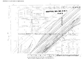 Plat Map of Northern Pacific Facilities at Seattle, Washington, 1949