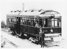 Seattle & Rainier Valley Railway Car 115 in Seattle, Washington, 1920