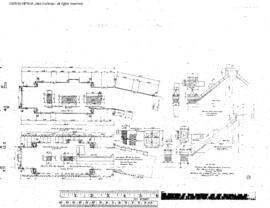 Northern Pacific Engineering Drawing, Depot at Pullman, Washington, 1916