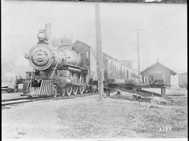 Northern Pacific passenger train at Acme, Washington, circa 1910.