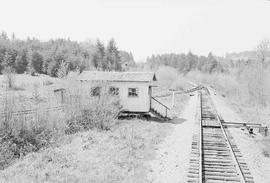 Burlington Northern station at Milburn, Washington, in 1975.