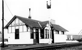 Great Northern Depot at Malin, Oregon, undated