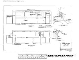 Northern Pacific Engineering Drawing, Yard Office at Missoula, Montana, 1967