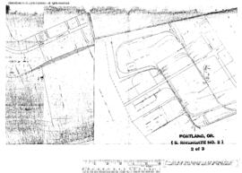 Plat Map of Union Pacific Facilities at Portland, Oregon, undated