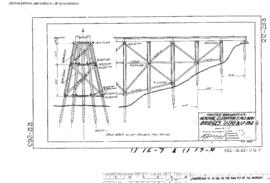Spokane, Portland and Seattle Railway Engineering Drawing: General Elevation, Bridge U16.7 - Unde...