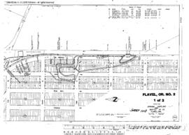 Plat Map of Spokane, Portland, and Seattle Railway Facilities at Flavel, Oregon, 1967