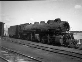 Chicago, Milwaukee, St. Paul and Pacific Railroad steam locomotive number 59 at Spokane, Washingt...