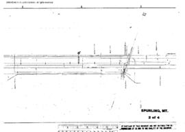 Plat Map of Northern Pacific Facilities at Spurling, Montana, 1927