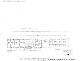 Great Northern Engineering Drawing, Commissary - Pullman Service Building - King Street Coach Yar...