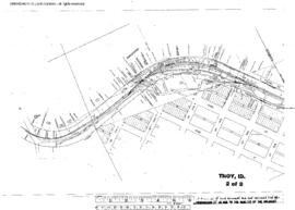 Plat Map of Northern Pacific Facilities at Troy, Idaho, 1941