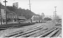 Seattle Municipal Railway Track, Seattle, Washington, 1924