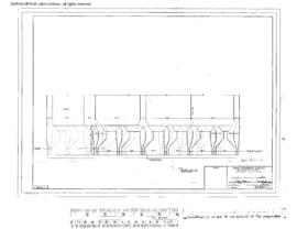 Great Northern Engineering Drawing, Stockyard at Blackfoot, Montana, 1968