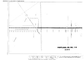 Plat Map of Spokane, Portland, and Seattle Railway Facilities at Portland, Oregon, 1946