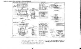 Northern Pacific Engineering Drawing: Detail of Piers 2 and 6, Bridge 51 - Bitter Root River, Gra...