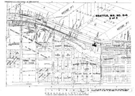 Plat Map of Great Northern Facilities at Seattle, Washington, undated