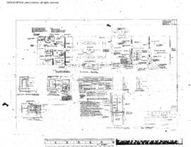 Milwaukee Road Engineering Drawing, Depot at Othello, Washington, 1945