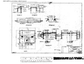 Great Northern Engineering Drawing, Locomotive Washing Facilities at Havre, Montana, 1968