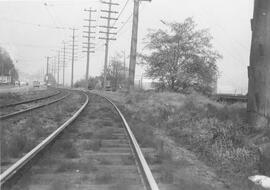 Seattle Municipal Railway track, Seattle, Washington, 1933