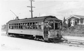 Seattle Municipal Railway Car 704, Seattle, Washington, circa 1940