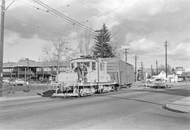 Yakima Valley Traction Company Electric Locomotive Number 298 at Yakima, Washington in November 1...