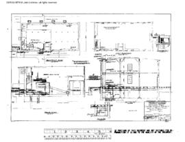 Northern Pacific Engineering Drawing, Store House at Missoula, Montana, 1963