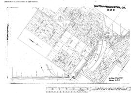 Plat Map of Walla Walla Valley Railroad, Northern Pacific Facilities at Milton-Freewater, Oregon,...