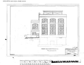 Great Northern Engineering Drawing, Converter Substation at Wenatchee, Washington, 1928
