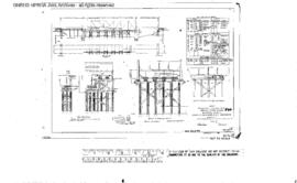 Northern Pacific Engineering Drawing: General Plan/Falsework, etc., Bridge 84 - Toutle River, Sou...