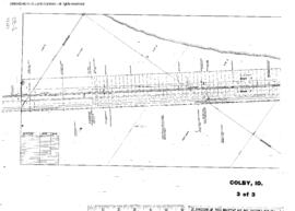 Plat Map of Northern Pacific Facilities at Colby, Idaho, 1909